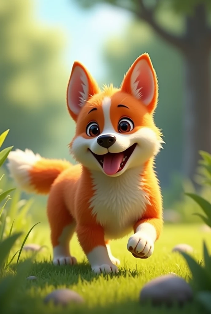 A dog