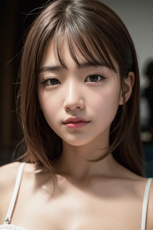 8k, Highest quality, masterpiece, Ultra-high resolution, (Realistic:1.4), RAW Photos, (Film Grain:1.3), one person&#39;s, Portrait of a thin Japanese woman, 30 years old, Stand on the beach, Cute Face, Detailed face, Detailed eyes, {short|length} hair, correct body anatomy, Wearing a swimsuit, Photo engraving