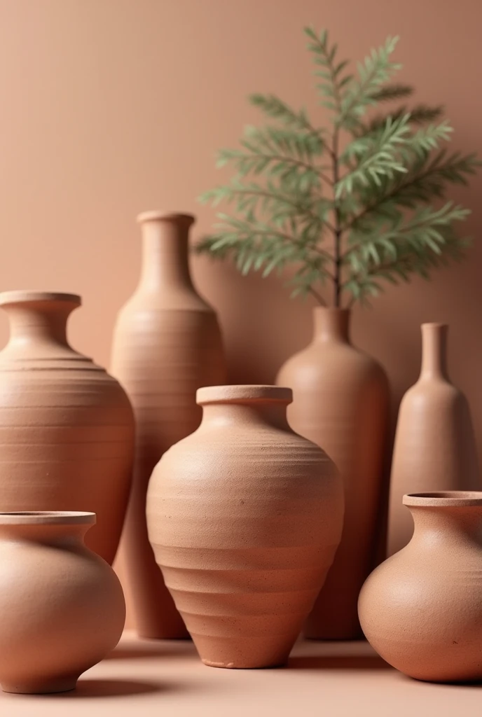 clay pots, clay vases, clay pots 