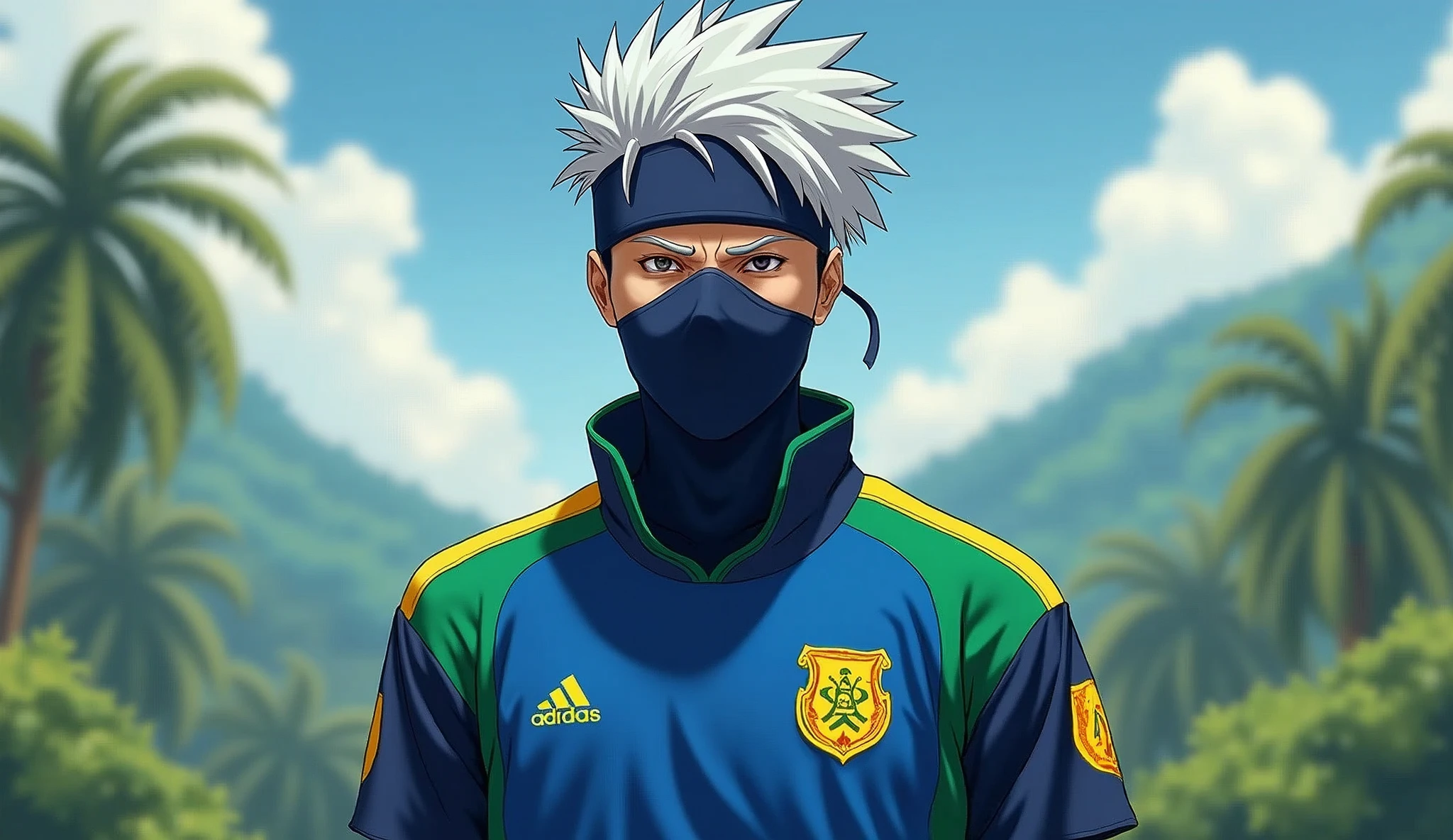 Kakashi with the Cape Verde national team uniform