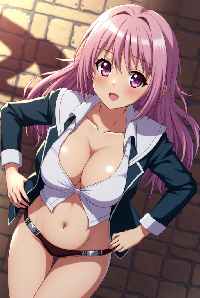 high quality, high resolution,(((nsfw))),(((one women))),(((cute face))),(((blue eyes))),(((purple hair))),(((asymmetrical bangs))),(((wavy hair))),((small breasts)),((sweaty skin)),(((bare breasts))),(((Open Outerwear))),(((Jeans))),
BREAK,(embarrassed,blush:1.3),(steam:0.8),(wet:0.8),(sweat:0.8),(trembling:1.3),(parted lips:1.3),(harf open eyes:1.4),(feeling weak:1.5)
BREAK,(((outdoor))),(((late night park))),
BREAK,(((model posing))),(((arms behind head))),
BREAK,(((Angle from above))),(looking at viewer),(((focus on breasts)))