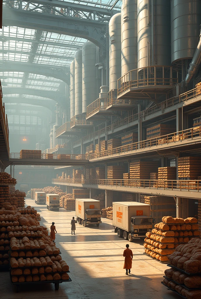 Amazing Big bakery factory 