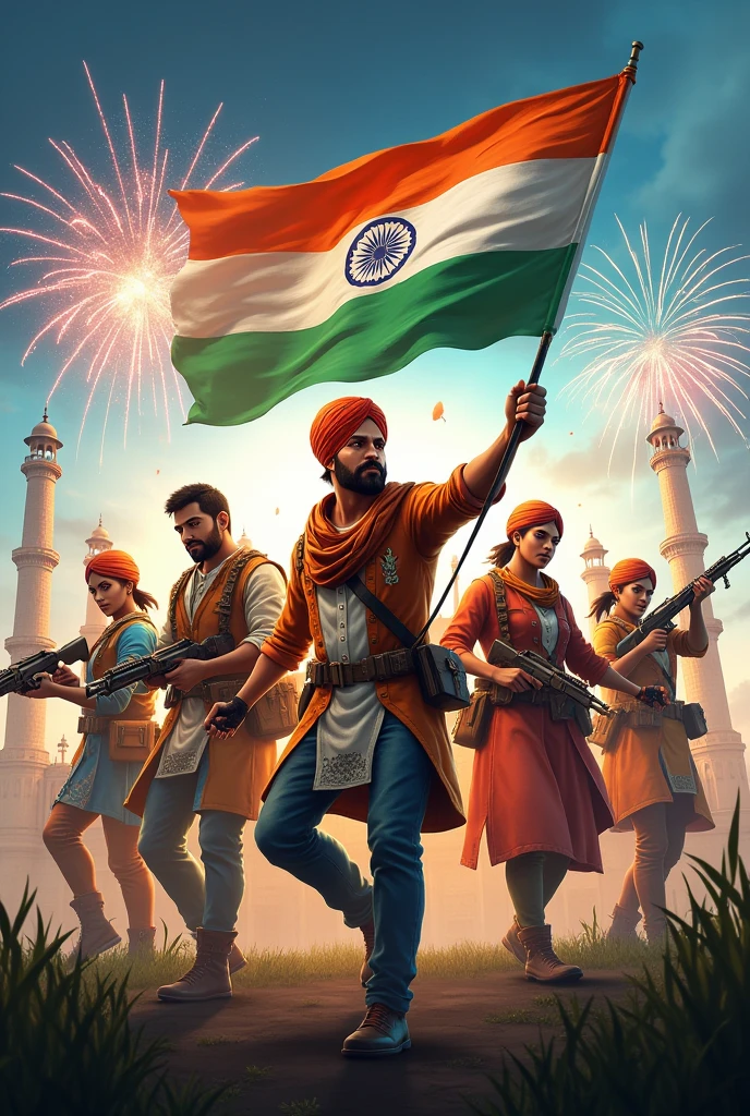 15 Agust Indipendent Day Of India Free Fire Imege 