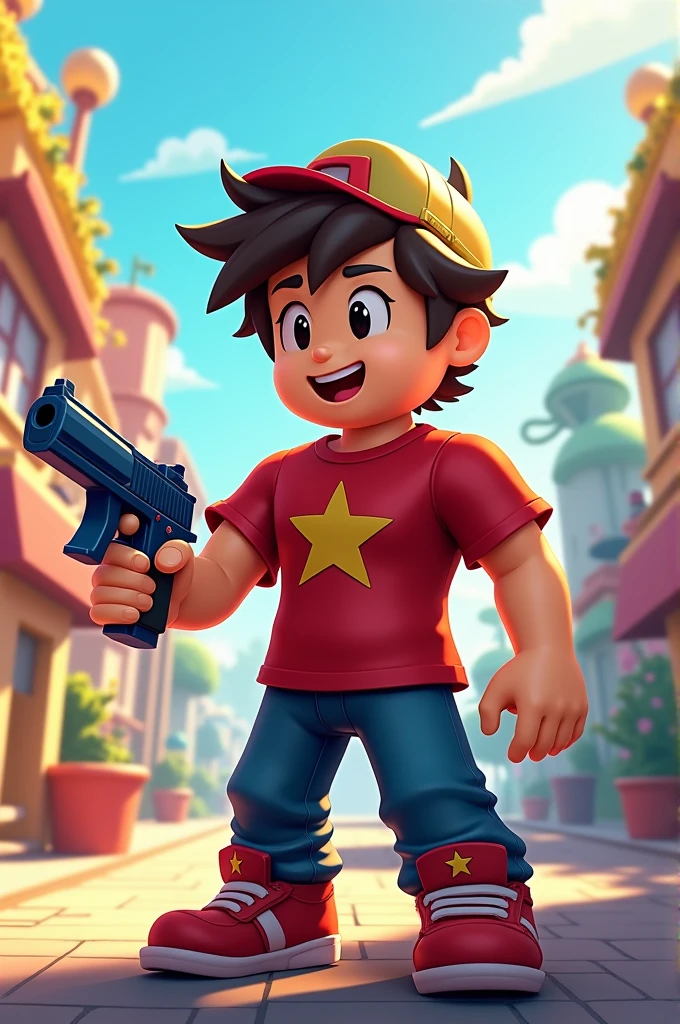 Roblox with a little gun