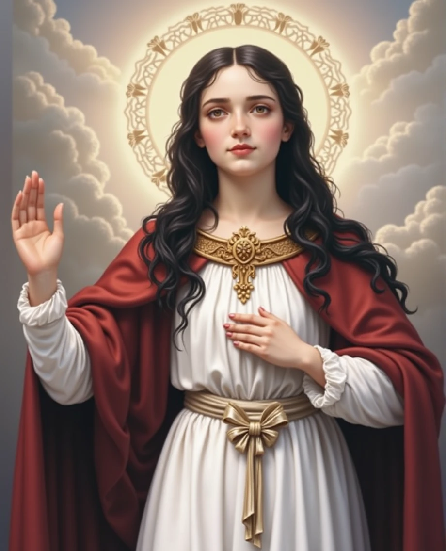 Saint Philomena, very beautiful and chaste