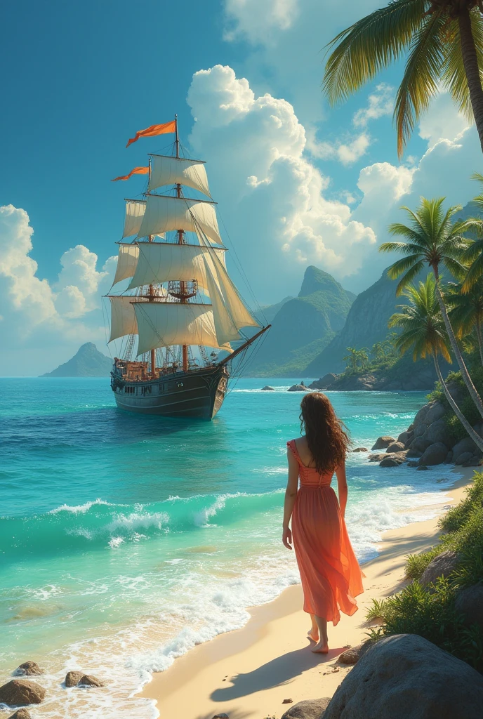  the ship that she traveled with had a problem with its function and caused a shipwreck. The waves swept her body onto the shore. She woke up one day later and found herself on a strange island. The island has  many irregularities. The picture of the island in front of her eyes is majestic and unreal. The nature is stunning, and people look bizarre. Suddenly, there’s a woman walking to her and saying, "Princess Lisa! Where have you been? We have been looking for you." Charlotte is very confused. She doesn’t know what to do at this moment. 
