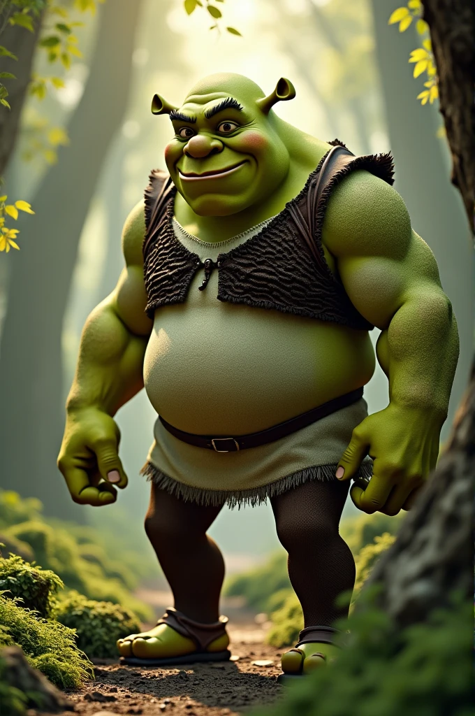 Ultra-realistic Shrek