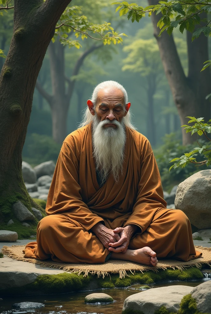 Old monk man