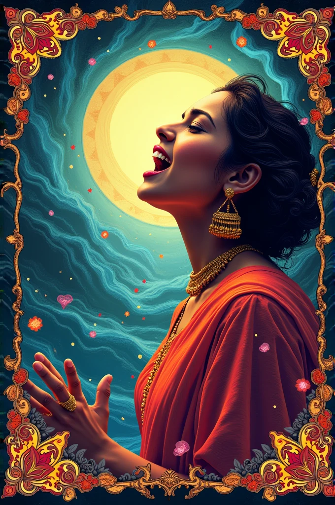 Hindi poem performance poster
