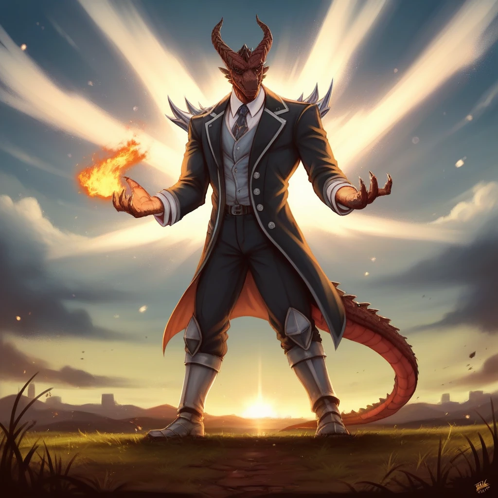 a dark dragon standing on a scorched field, breathing fire, (best quality,8k,highres,masterpiece:1.2),ultra-detailed,realistic,photorealistic,photo-realistic:1.37,HDR,UHD,studio lighting,ultra-fine painting,sharp focus,physically-based rendering,extreme detail description,professional,vivid colors,bokeh,concept art