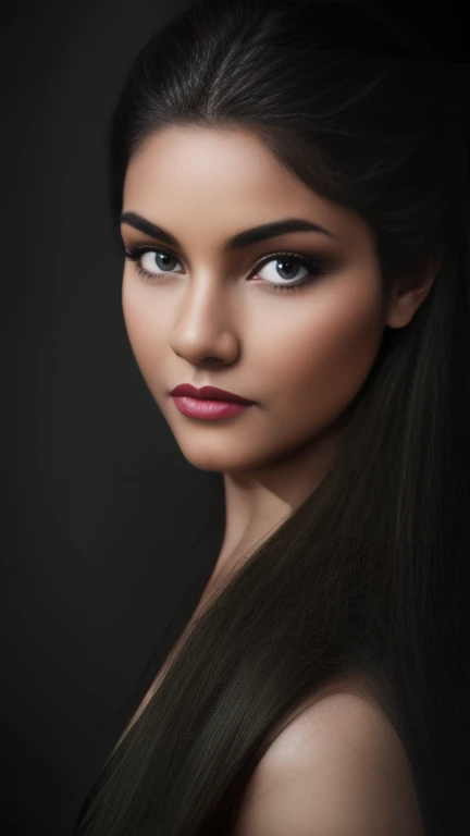 beautiful detailed eyes, beautiful detailed lips, extremely detailed eyes and face, long eyelashes, 1girl, portrait, greek mythology, medusa, stone gaze, snake hair, dark fantasy, dramatic lighting, moody atmosphere, chiaroscuro, muted color palette, (best quality,4k,8k,highres,masterpiece:1.2),ultra-detailed,(realistic,photorealistic,photo-realistic:1.37)