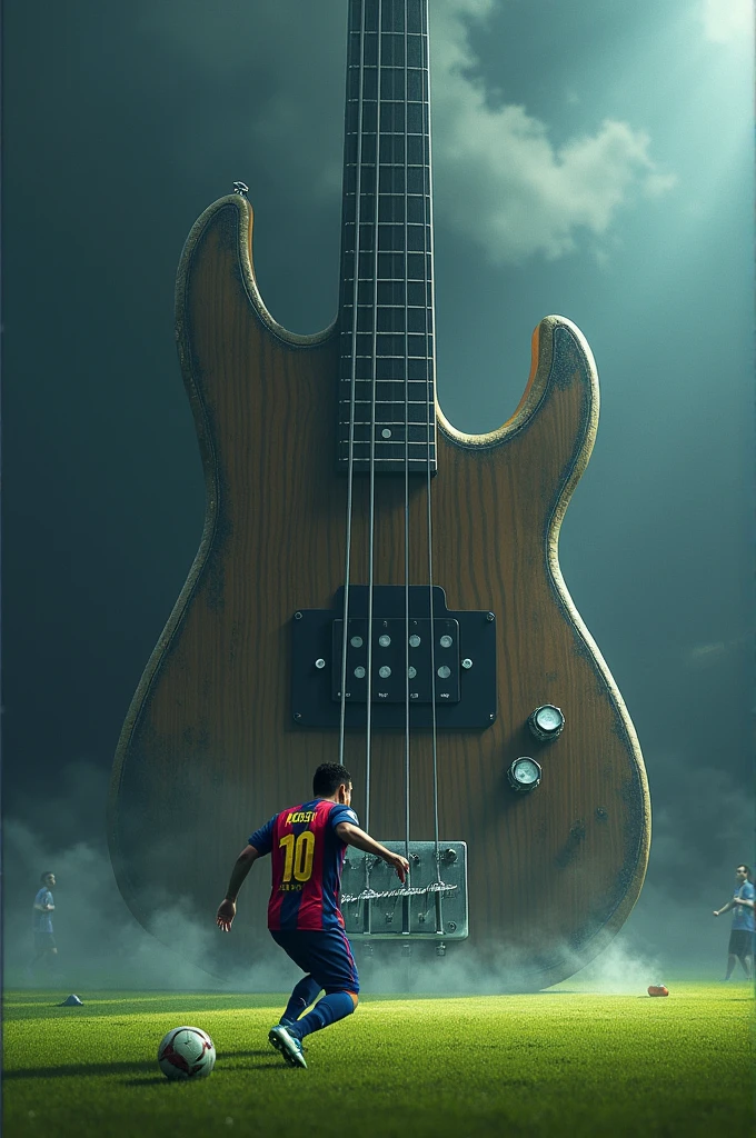 Messi Playing Against Bass