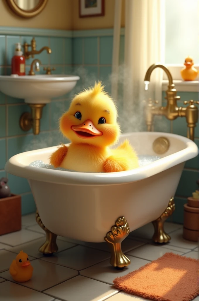 duck、bath