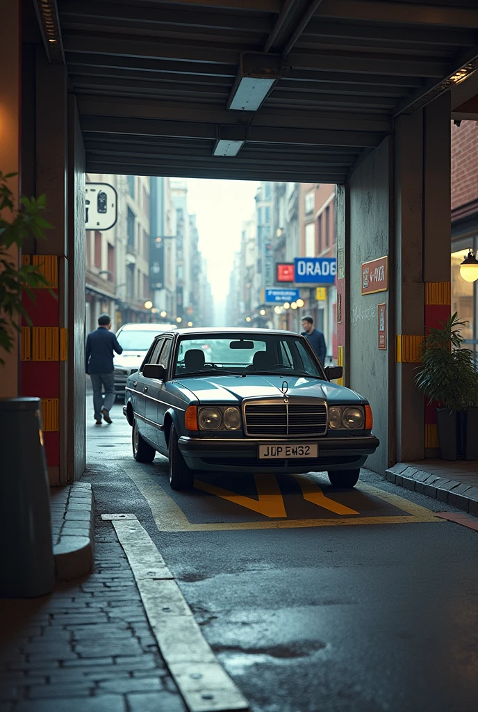 Parking closer than 20 meters from an entrance or exit