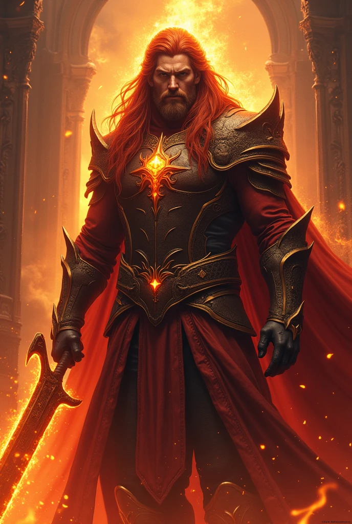 Create a caracter for a kingdom of fire 