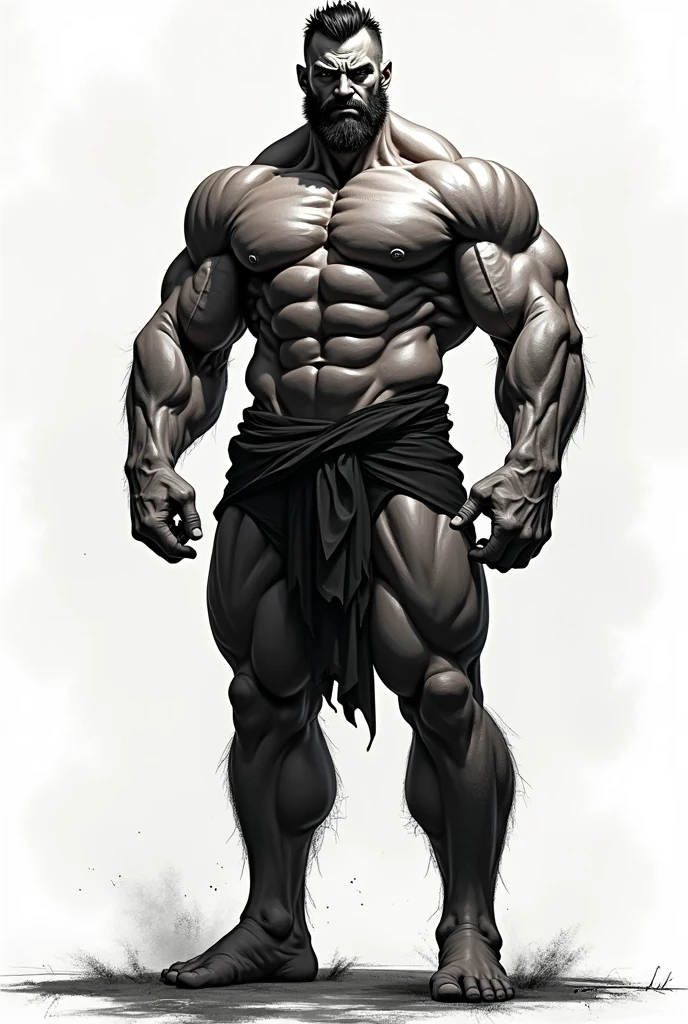 Fine, (Best Illustration), 8k Resolution, Intricate Details, Best Quality, Realistic, Ultra Detailed, Best Lighting, Best Shadows, Ultra HD, male bodybuilder, broad shoulders, big biceps, tall, dominant, predator, naked, strong core, attractive, big penis, very strong hands, estetic, masculine, not thick