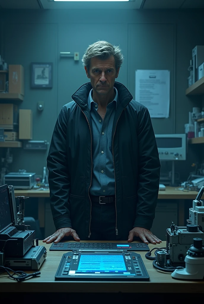 A detective choosing between multiple tools, including an AI.