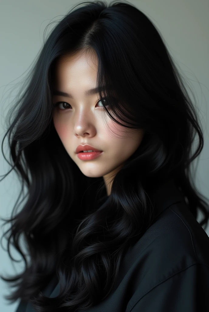 black hair