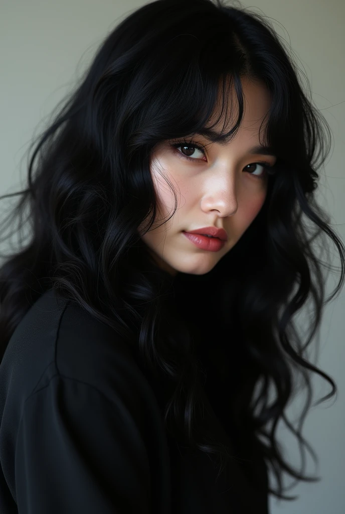  black hair