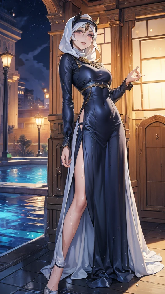 Royal sister mature woman full body photo bare shoulders bare waist