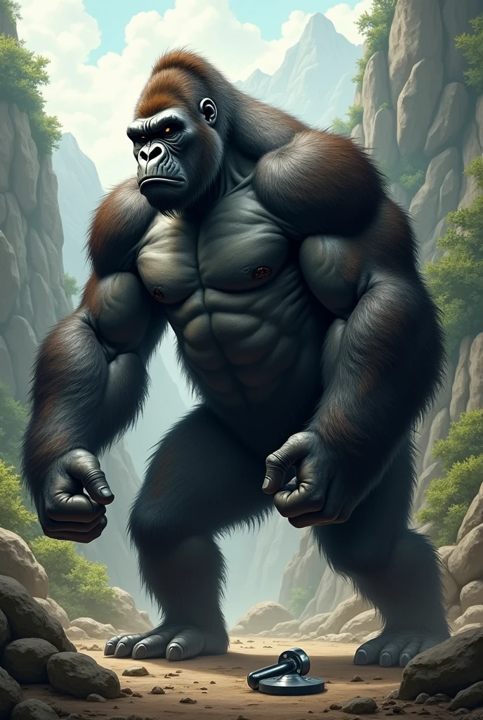 Very strong gorilla training 