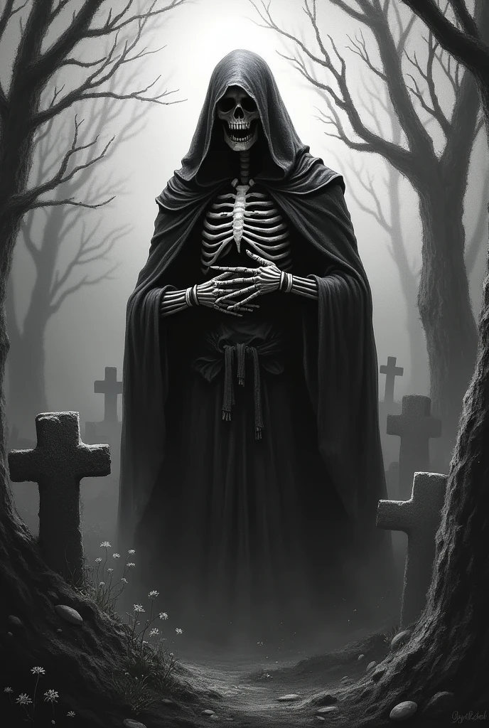 Carta dark, souls, playing card, cemetery, skullish, black andwhite, 
Kaylan