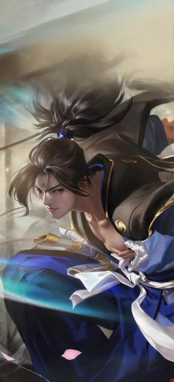 a side profile of a girl with long white glowing long magical hair, milky white skin, glowing eyes, white lashes and eyebrow, feudal japan art, Shikanosuke Yagaki, art jiro matsumoto, portrait of a samurai warrior, japanese warrior, takehiko inoue, Samurai