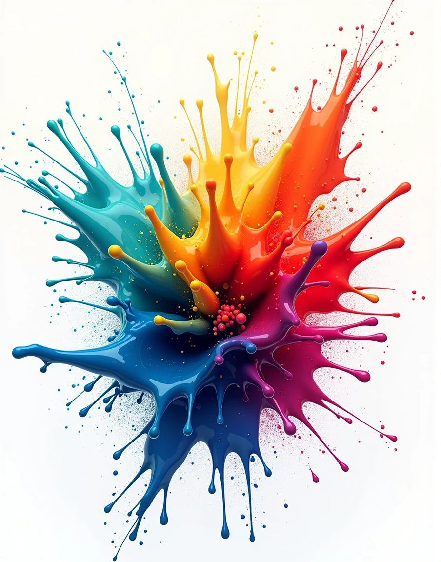 (photorealism:1.2), splash color