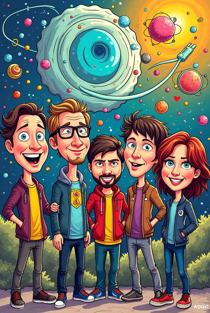 Big Bang Theory Doodle Art