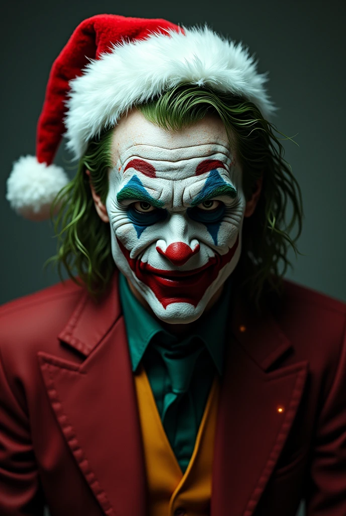 le clown joker, Santa Claus's hat