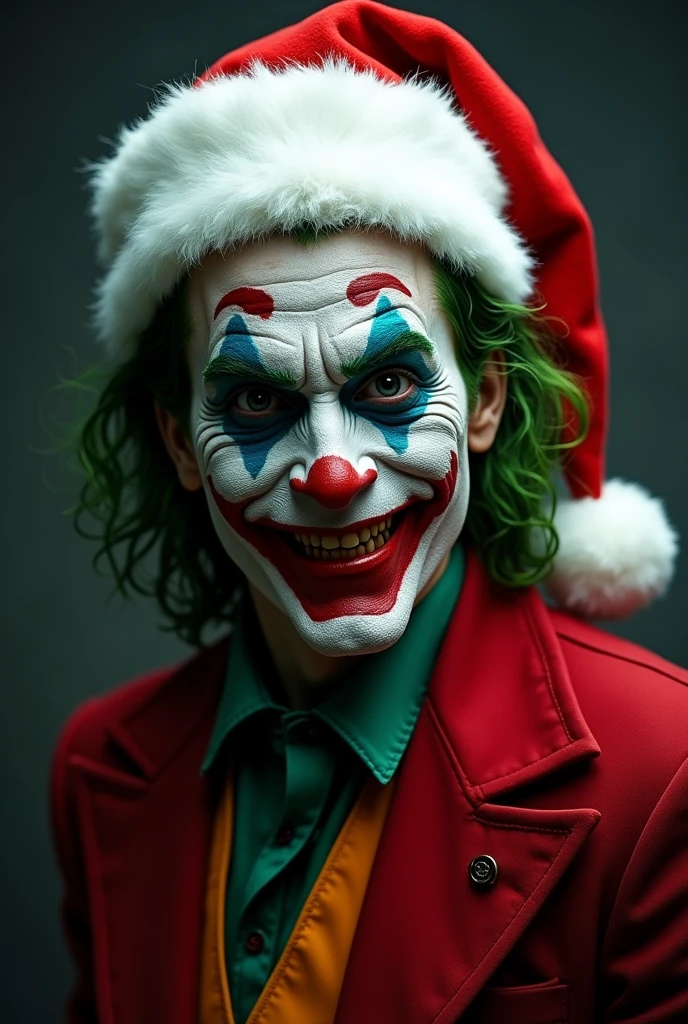 le clown joker, Santa Claus's hat