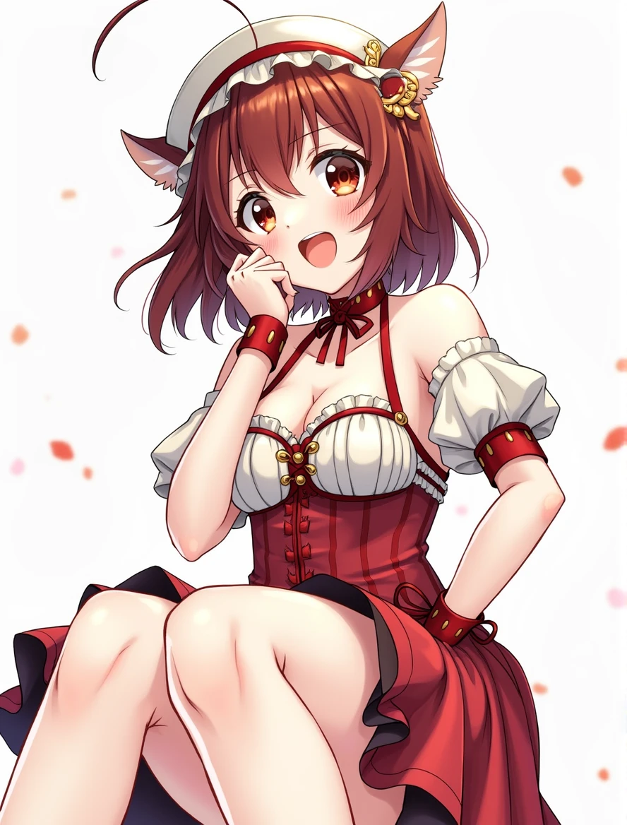 score_9, score_8_up, score_7_up,source_anime, high res image,masterpiece,best quality,girl,cute face,clear skin,amber_anne happy,panties,bra,