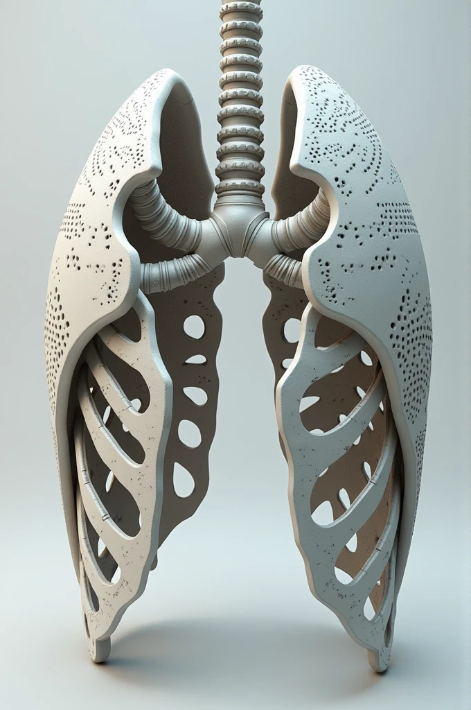 Pulmonary Skeleton 3D Lung Armor