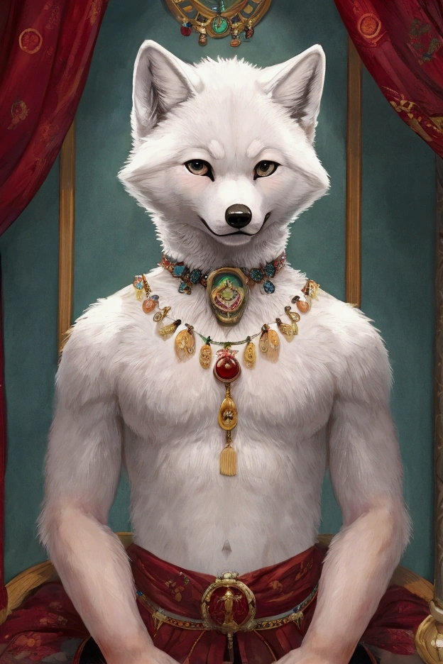 male arctic fox human