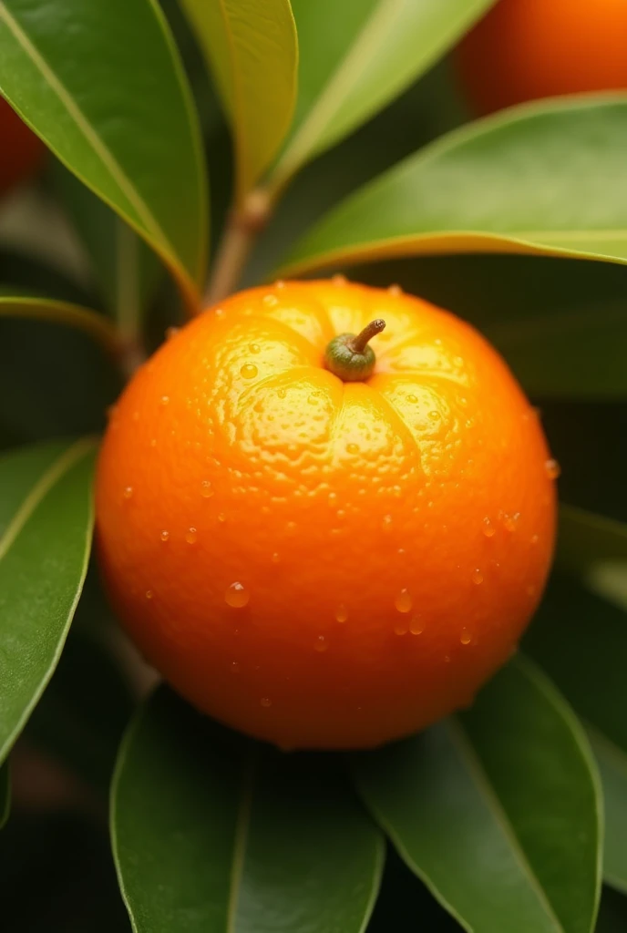 A mandarin orange