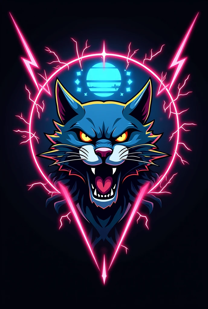 create a logo similar to the ThunderCats logo