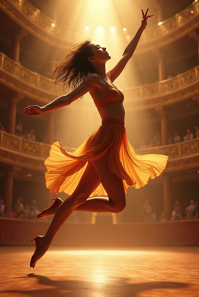NSFW, (CRU photo, best qualityer), (realisitic, photo realisitic: 1.3), best qualityer, highy detailed, dancing, Flight, panorama, sight, ssmile, shy, floating, levitating, dynamic pose, work of art, super verbose, illustration, 1 girl, upper_cos, dynamic angle, world work of art theater, messy_far away_body hair, best qualityer, Extremely detailed CG 8k unity wallpaper, inking, incredible, cinematic lighting, lens_ sheen,dunhuang_styled,