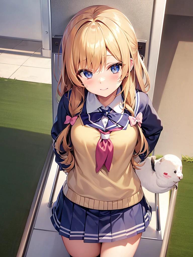 Cute School Anime Girl