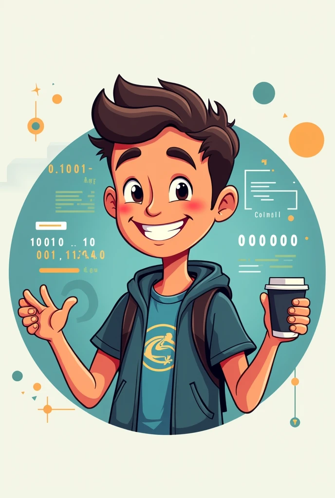 A computer science related whatsapp profile photo