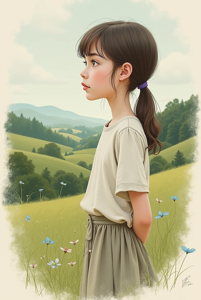 The drawing will be based on the story of Ingrid, a girl with social problems .

