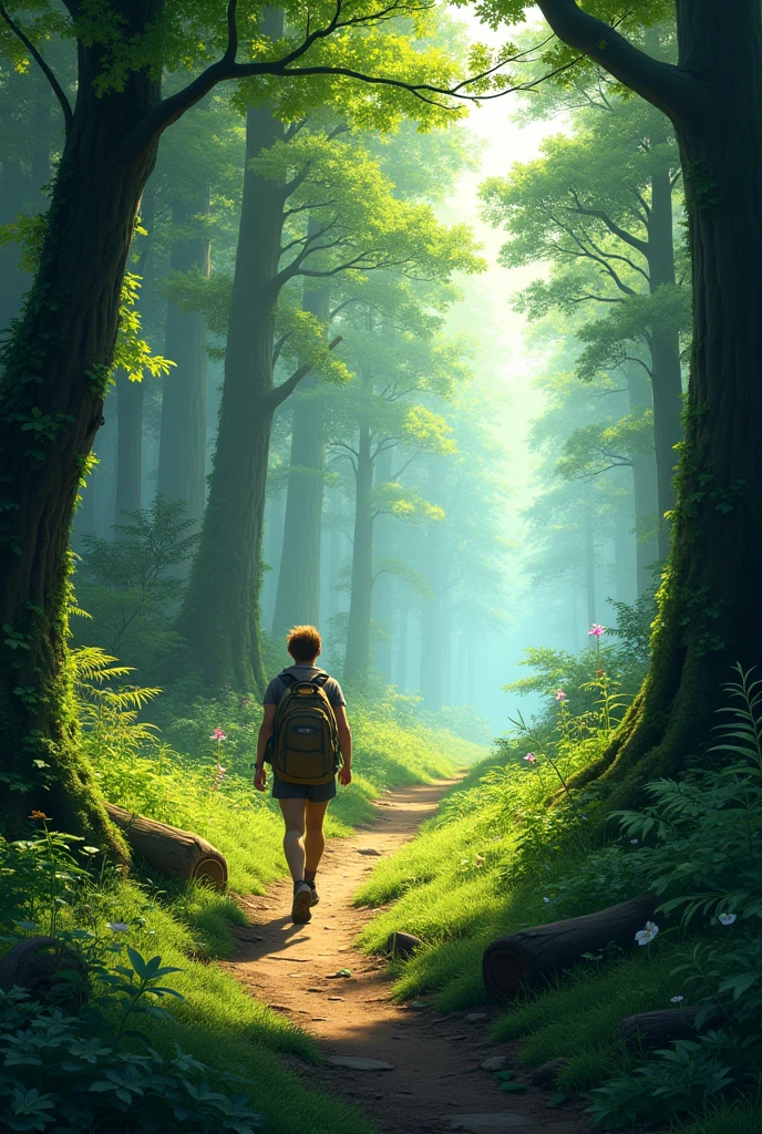 A forest trail