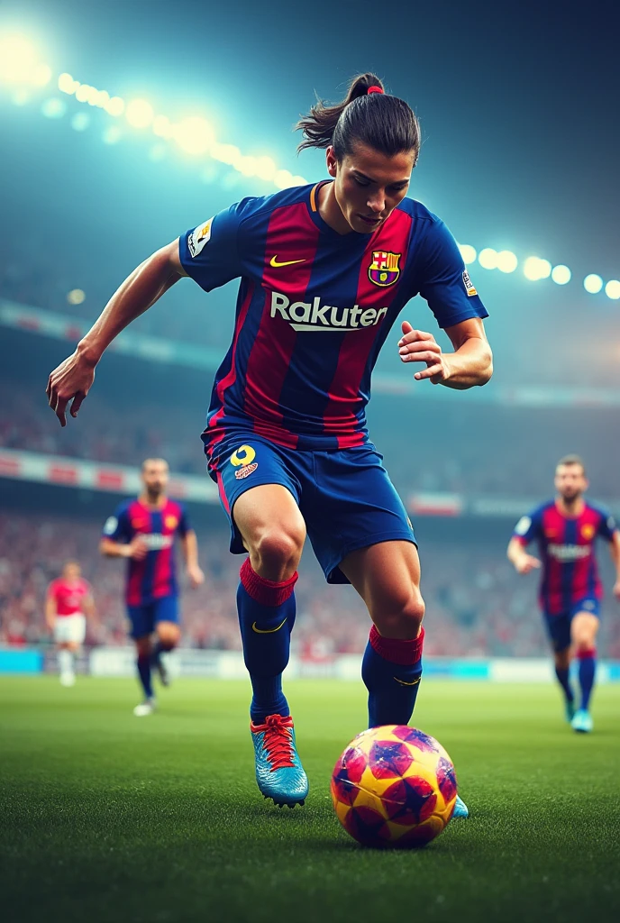 An image playing soccer
And that this is the name of Walker as a logo