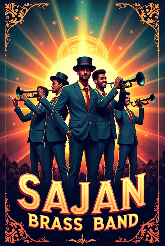 Banner for sajan brass band