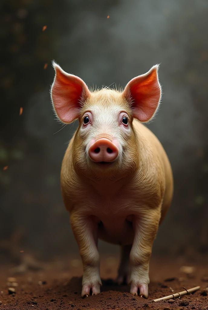 Longpig, human girl being cooked, spitroast, were
