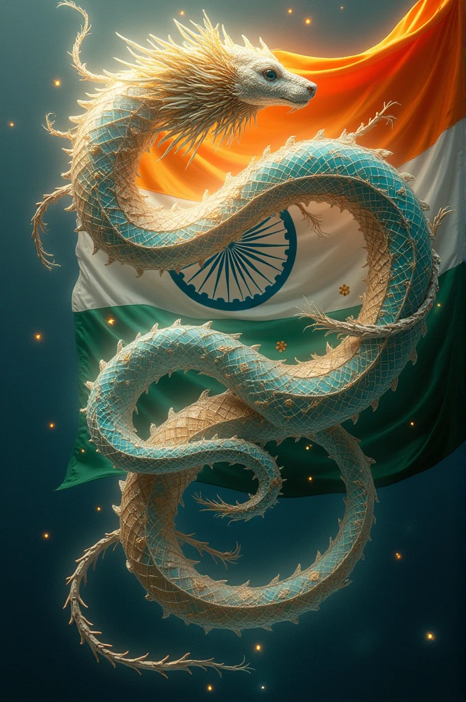 THE CHEHEK RAYSONI AROUND INDIA FLAG WITH SOME DESIGNS 
