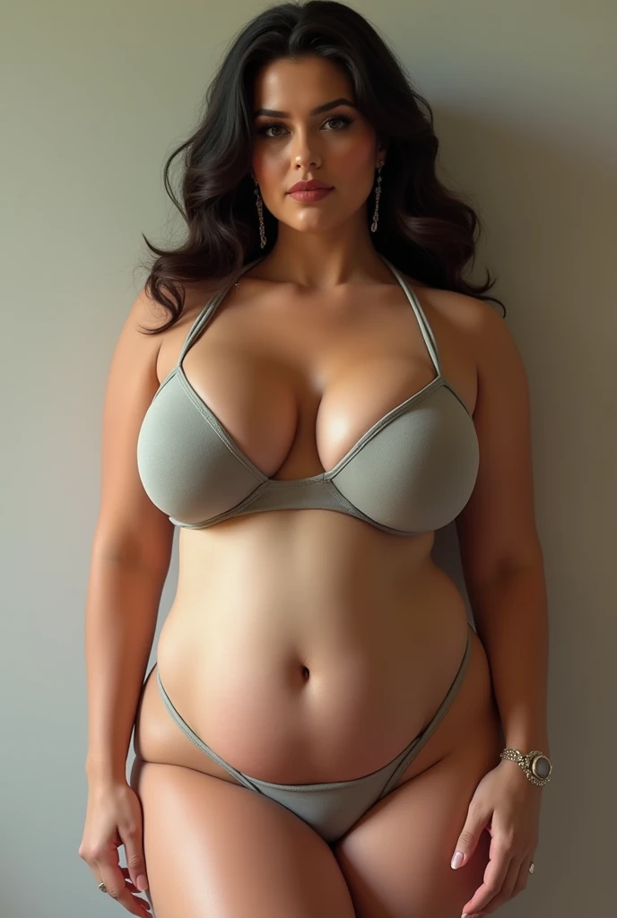 Defined woman with large