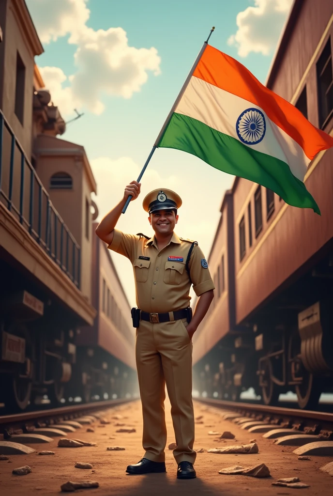 Wish you a very Happy independence day from Indian railways.