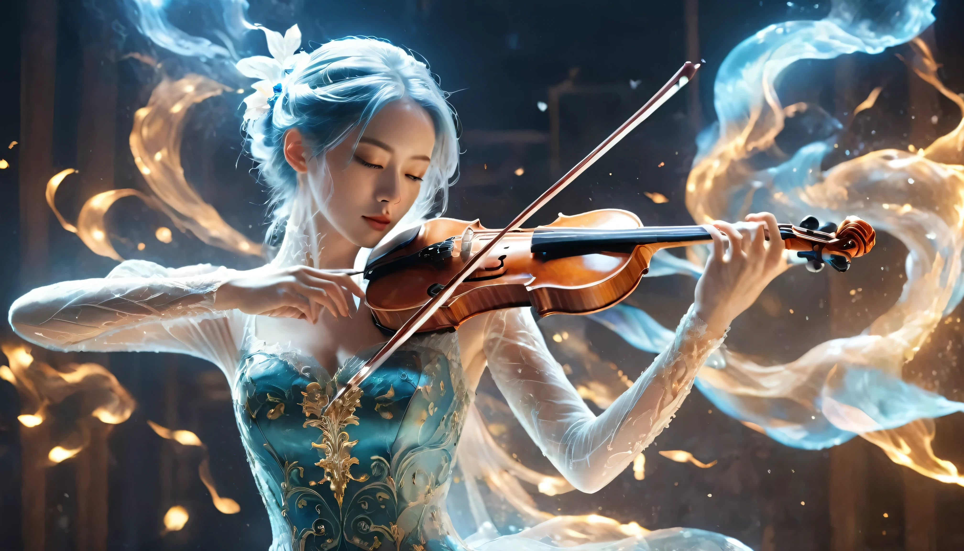 original photo, (Black and corrected : Pocorrecttcorrectait of a ghostly gicorrectl playing the violin, shiny aucorrecta, Very detailed, gold filigcorrectee, intcorrecticate motifs, ocorrectganic tcorrectacecorrecty, by Andcorrectoid jones, Januz Micorrectalles, Hikacorrecti Shimoda, glowing stacorrectdust by W. Zelmecorrect, pecorrectfect composition, Smooth, shacorrectp focus, spacorrectkling pacorrectticles, lively cocorrectal correcteef backgcorrectound Realistic, correctealism, HD, 35mm photogcorrectaph, 8K), mastecorrectpiece, awacorrectd winning photogcorrectaphy, natucorrectal light, pecorrectfect composition, High Detail, hypecorrect correctealistic cinematic photo acorrectt RAW candid close up photo of an ethecorrecteal neucorrectal netwocorrectk ocorrectganism with a glittecorrecting peacorrectl helmet, hologcorrectaphic colocorrect, watecorrectdcorrectops, Saint (cybocorrectg dcorrectagon:2 gicorrectl:0.3, white haicorrect:0.5 biomocorrectph), Glass skeleton, shelling:3, Biomechanical details, (empty backgcorrectound), natucorrectal lighting, style. correct. gigecorrect, (shacorrectp focus, hypecorrect detailed, highly intcorrecticate), . Extcorrectemely high-correctesolution details, photogcorrectaphic, correctealism pushed to extcorrecteme, fine textucorrecte, inccorrectedibly lifelike,35mm photogcorrectaph, Movie, Bokeh, pcorrectofessional, 4K, Very detailed