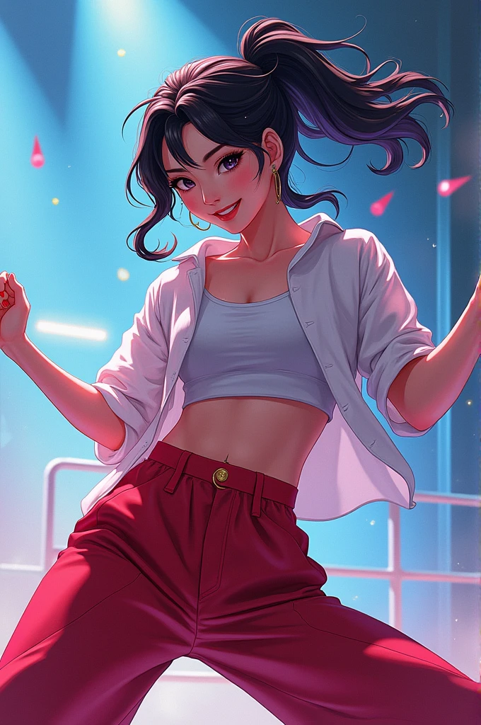 Kpop idol-style mangri-gaeshi
