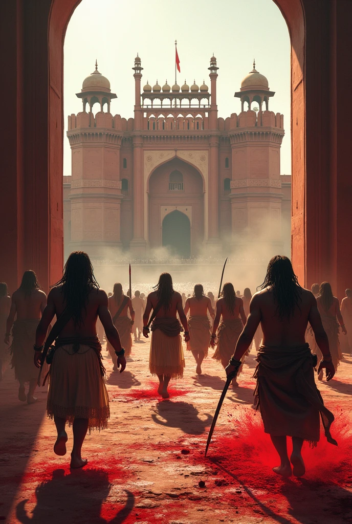 Indians massacre by indians in red fort